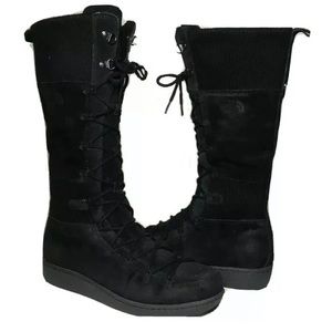 The North Face Black suede Boots Women Sz 10